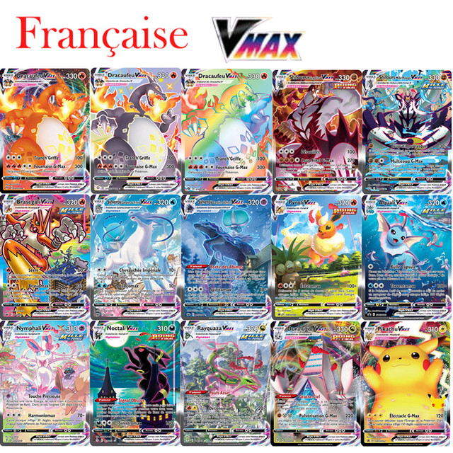 Pokemon Trading Card Game Vmax  Pokemon Card Gx Vmax V French - French  Version V - Aliexpress